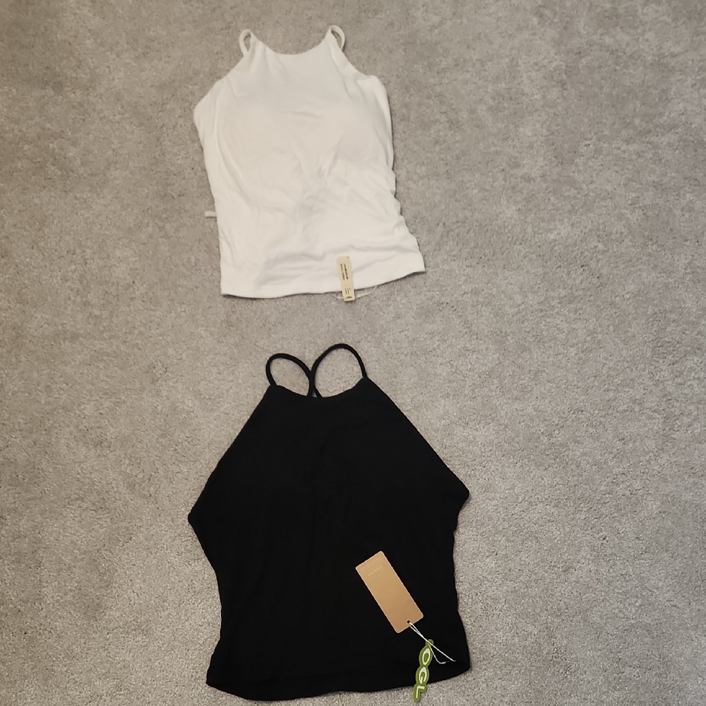 Stylish Black and White Women's Tank Tops